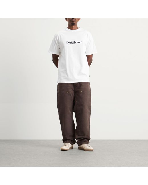 Postalco White Headline T-Shirt for men