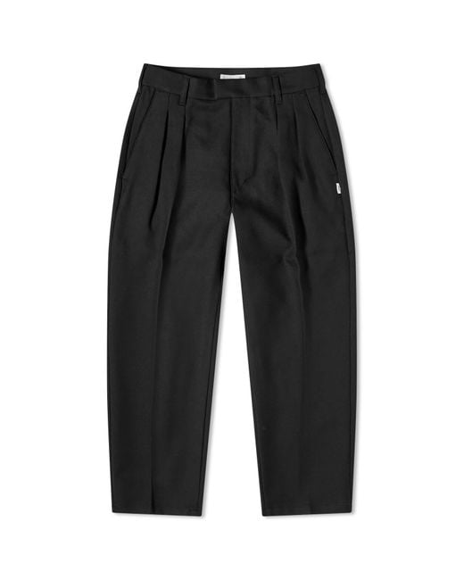 (w)taps Black 04 Tapered Chinos for men