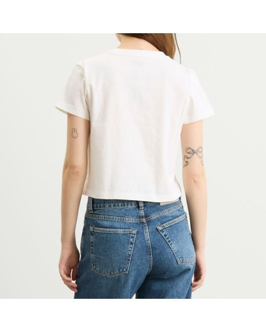 Bode White Diamond Monogram T-Shirt