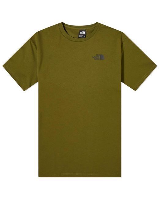 The North Face Green Redbox Celebration T-Shirt for men