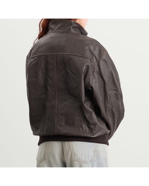 DUNST Brown Leather Jacket