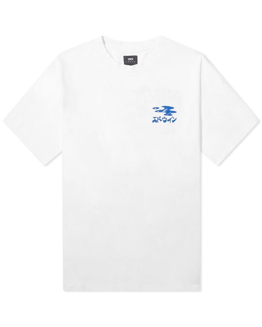 Edwin White Stay Hydrated T-Shirt for men