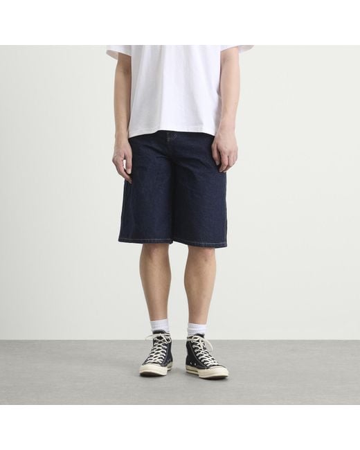 Dickies Blue 958 Loose Denim Shorts for men