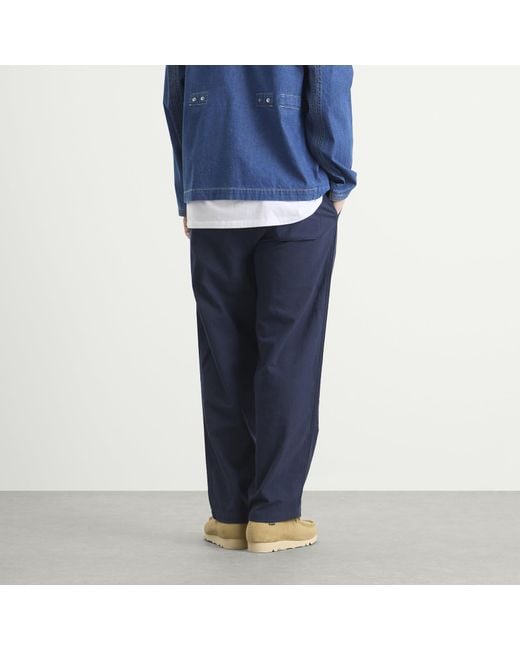 Folk Blue Wide Fit Trouser, Size 30" for men