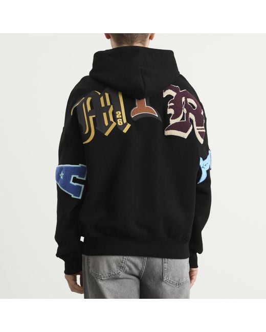 Amiri Black Sweatshirt With Patches for men
