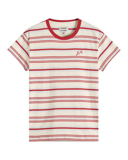 Damson Madder Pink Ariel Shrunken Pointelle T-Shirt