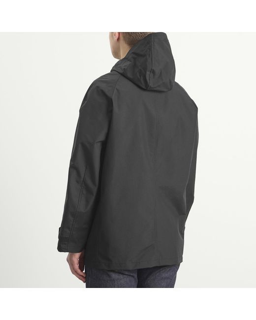 Junya Watanabe Black Nylon Laminated Mackintosh Jacket for men