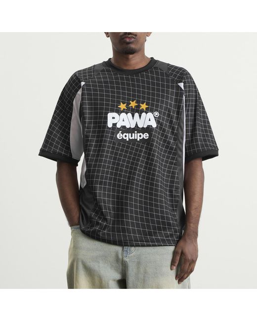 Pawa Speed Sports Black Equipe Football Shirt for men