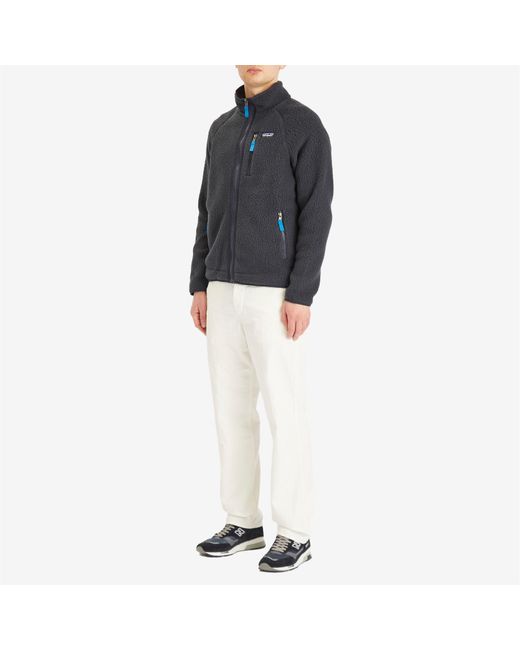 Patagonia Blue Retro Pile Fleece Jacket for men