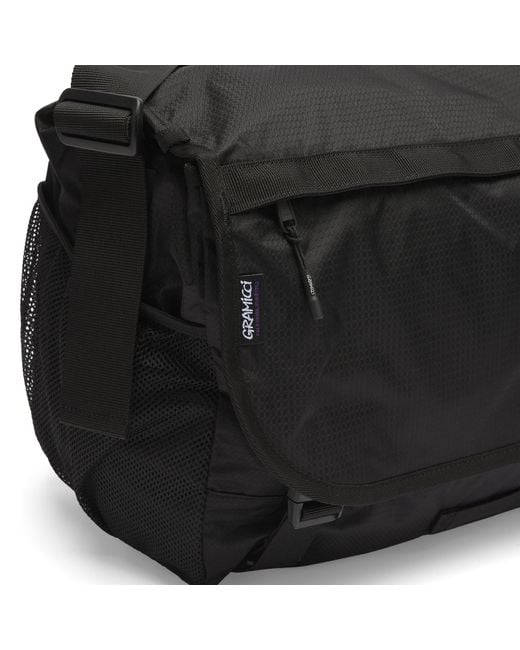 Gramicci Black Messenger Bag for men