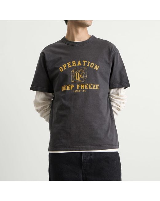 Larriet Black Deep Freeze T-Shirt for men