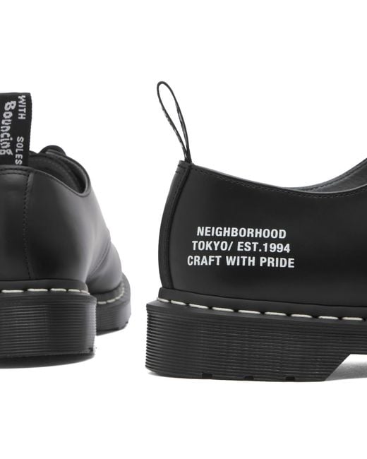Dr. Martens X Neighborhood Smiths Shoe in Black for Men | Lyst UK