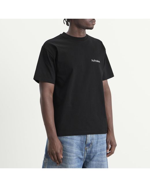 No Problemo Black Space Block Ss T-Shirt for men