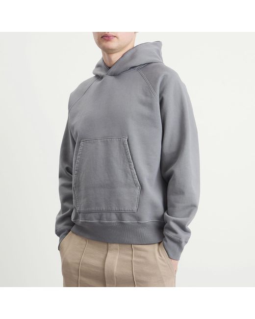 Lady White Co. Gray Super Weighted Hoodie for men