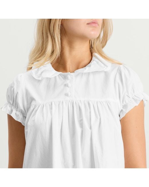 My Mum Made It White Esme Shift Dress