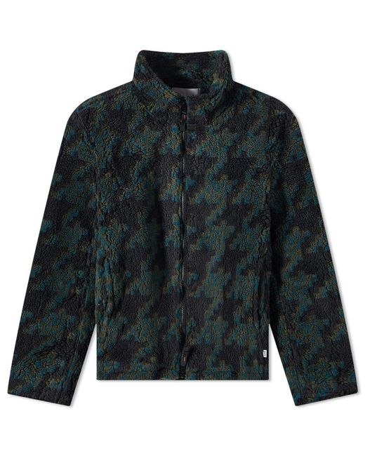 Wax London Cosi Fleece Jacket in Green for Men | Lyst
