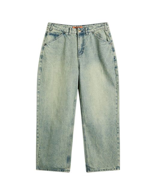 Butter Goods Green Trim Baggy Denim Jeans for men