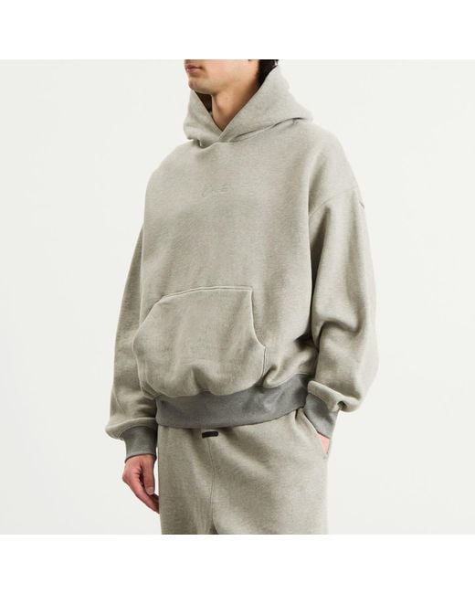 Fear Of God Gray Signature Classic Hoodie for men