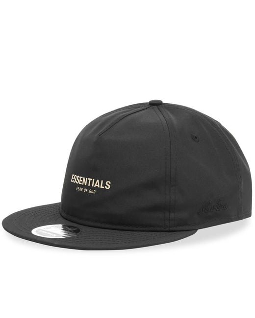 Fear Of God Black X New Era Cap for men