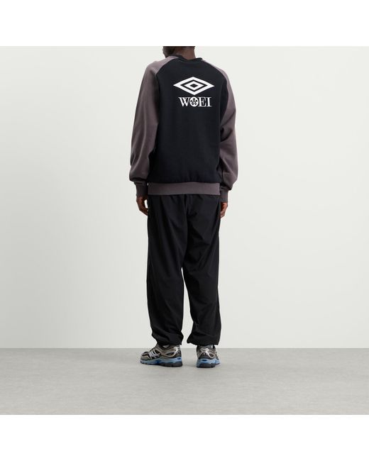 Umbro Black X Woei Crew Sweatshirt for men