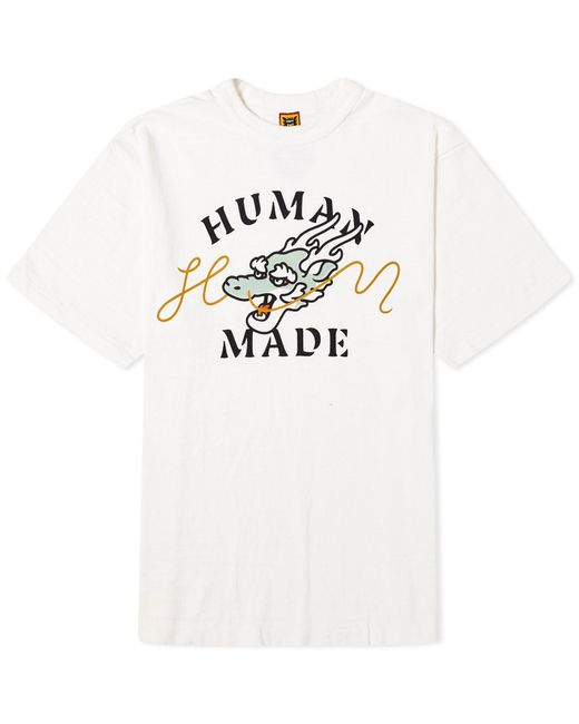 Human Made White Dragon T-Shirt for men