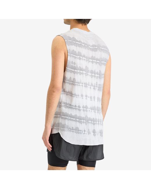 OVER OVER Gray Filagen Easy Sleeveless T-Shirt for men