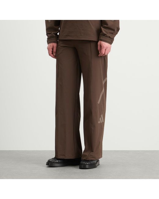 Adidas Brown X Entire Studios Zne Woven Pant for men