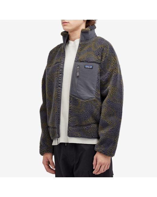 Patagonia Classic Retro X Jacket Currents Forge in Grey for Men Lyst Canada