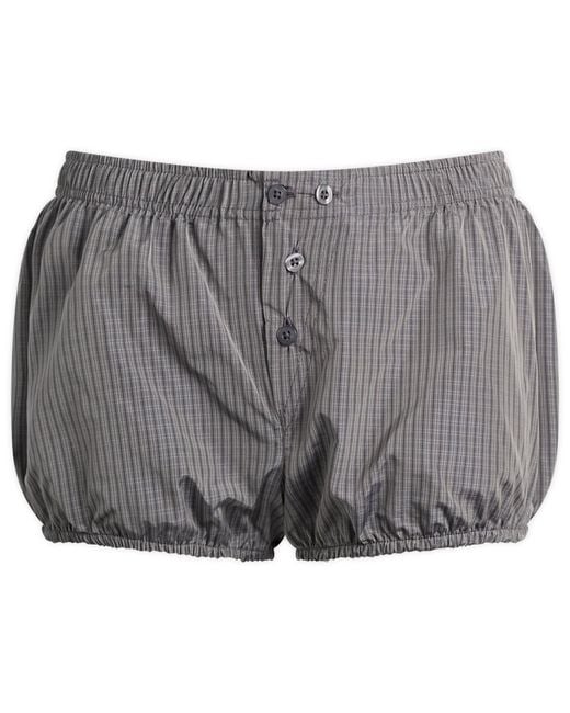 Fruity Booty Gray Tafetta Bloomer Shortie