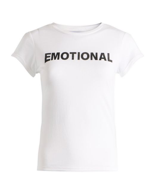 Peachy Den White Nia Emotional T-Shirt