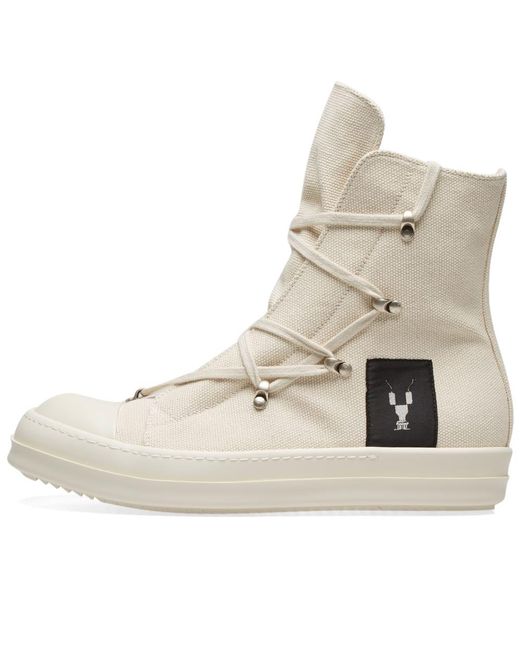 rick owens canvas shoes