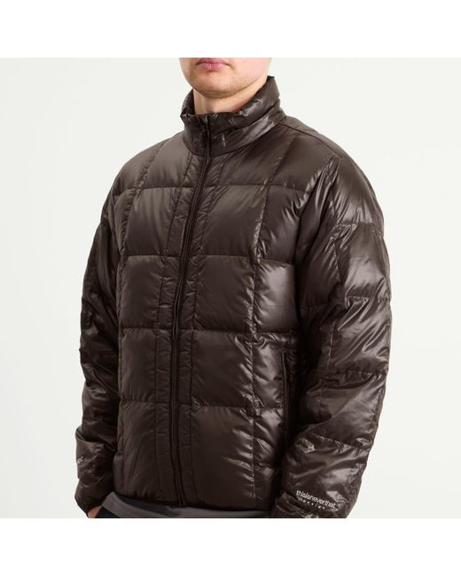 thisisneverthat Pertex Light Down Jacket in Brown for Men | Lyst