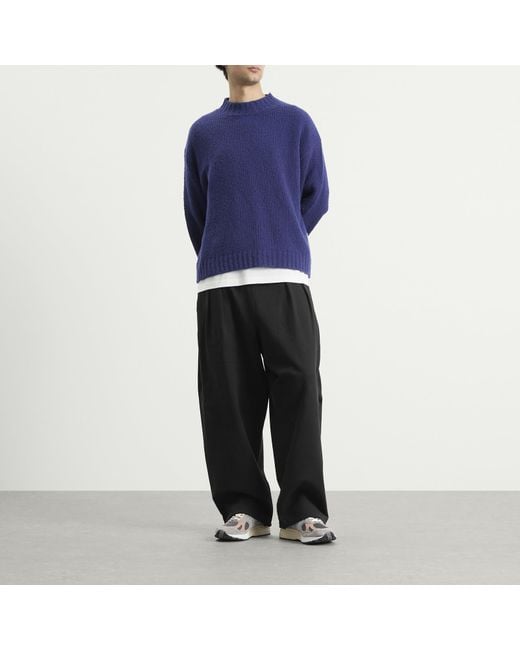 Beams Plus Gray Balloon Wide Sweat Pants for men