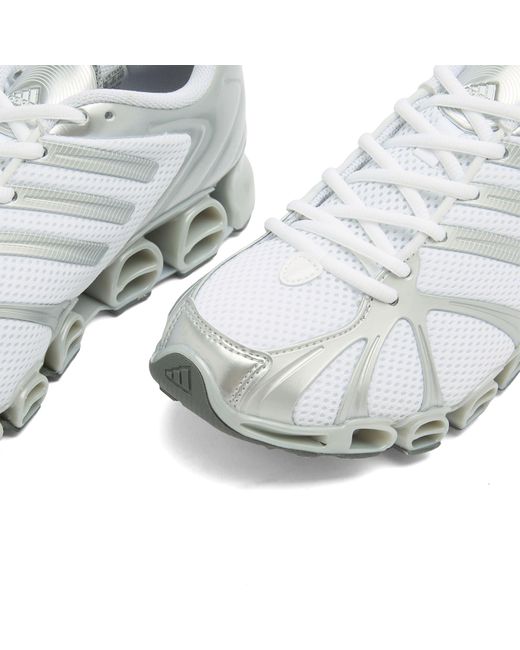 Adidas White Mega Ghostride Sneaker