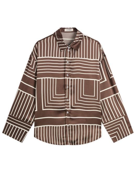 4th & Reckless Brown Amira Print Shirt