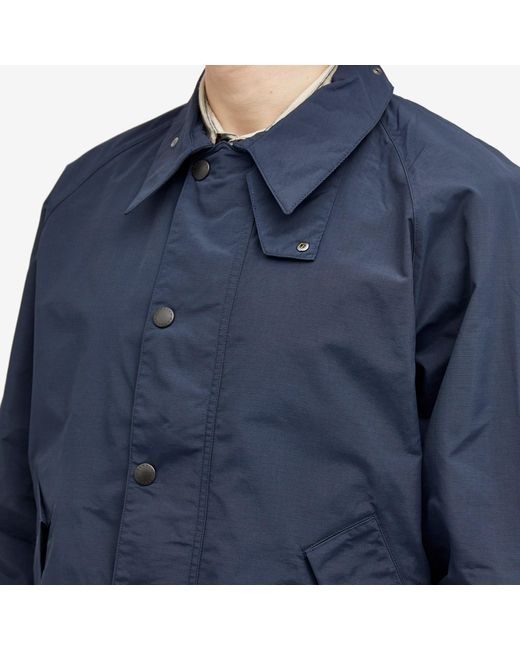 Barbour Os Transport Showerproof Jacket in Blue for Men | Lyst UK