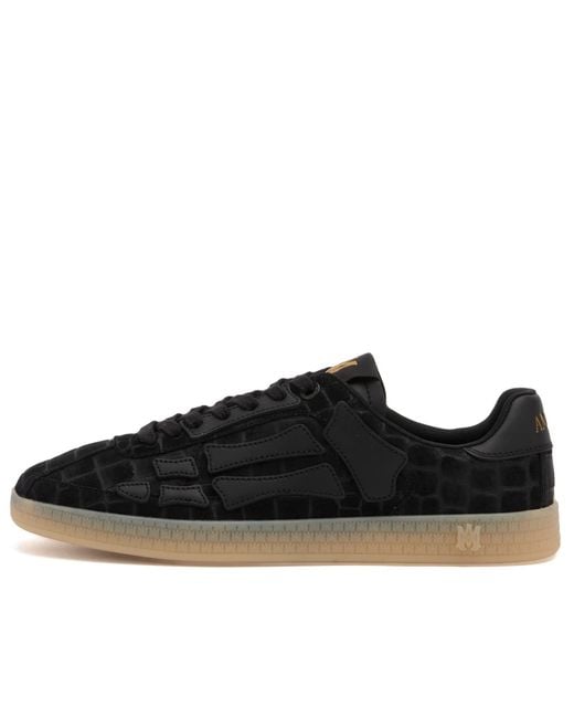 Amiri Black Croc Debossed Pacific Bones for men