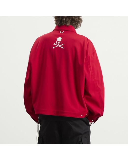 MASTERMIND WORLD Red Jersey Detroit Jacket for men