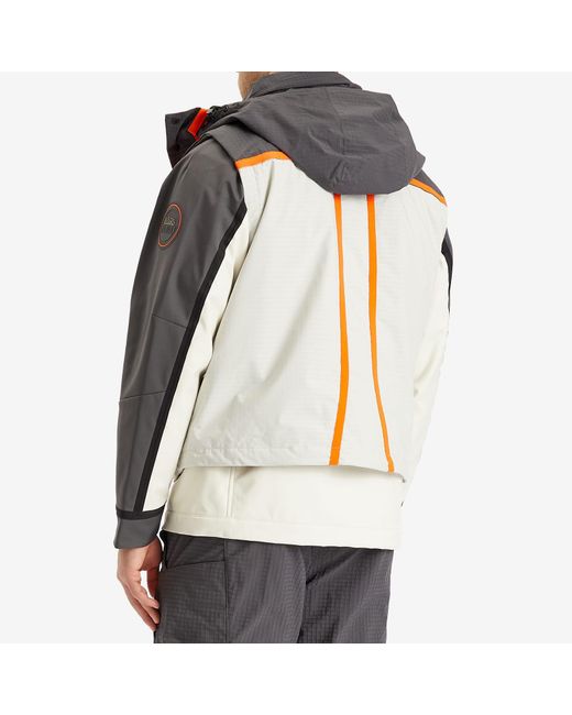 Napapijri Gray Modular Utility Jacket for men