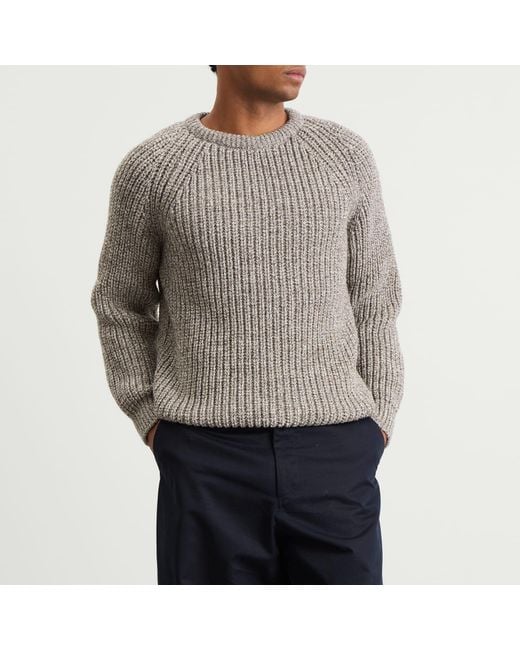 Cafe Mountain Gray Holmes Raglan Knit for men