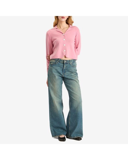 Rixo Pink Aara Cardigan