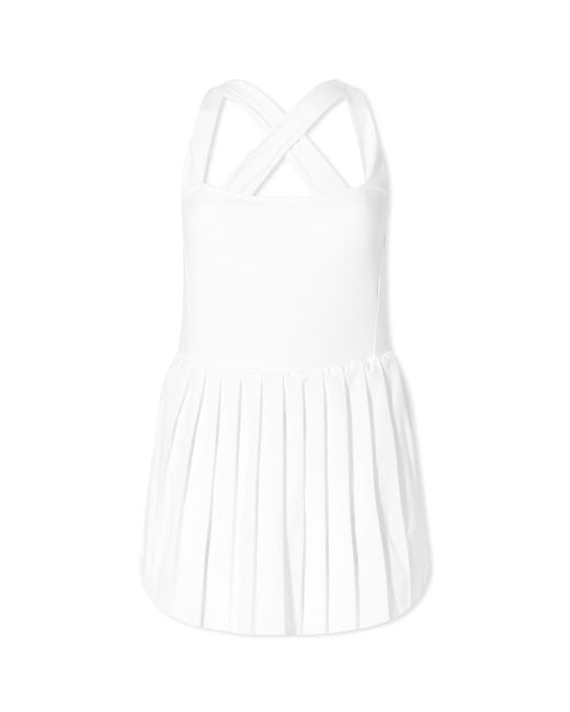 Varley White Carina Tennis Dress