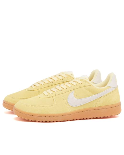 Nike Yellow Field General Suede W Sneaker