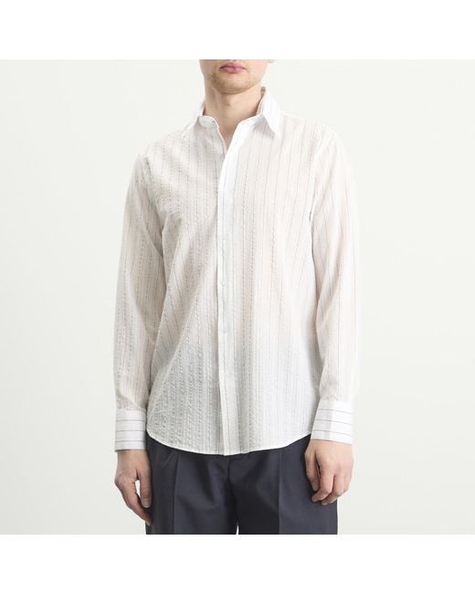 Carter Young White Business Shirt for men