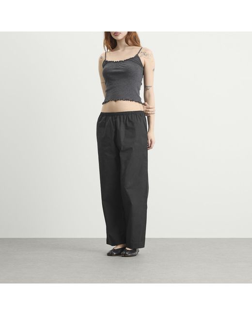 Deiji Studios Gray Flounce Tank