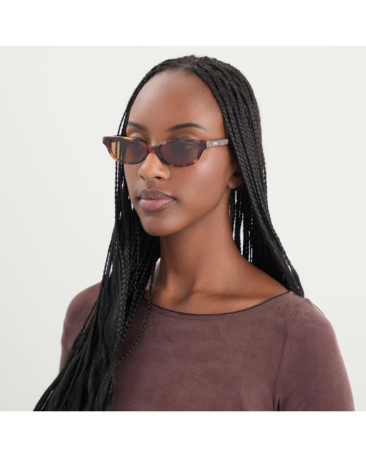 DMY STUDIOS Brown Romi Sunglasses