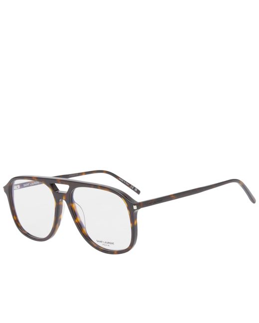 Saint Laurent Metallic Saint Laurent Sl 476 Optical Glasses for men