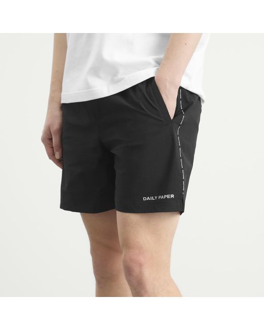 Daily Paper Black Mehani Shorts for men