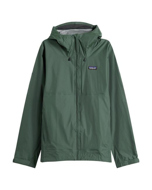 Patagonia Green Torrentshell 3L Rain Jacket for men