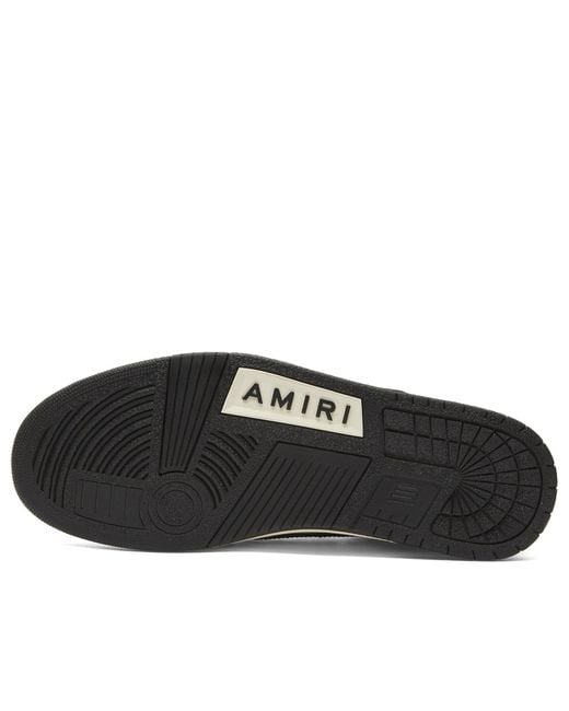 Amiri Black Skel Low Top Sneaker for men